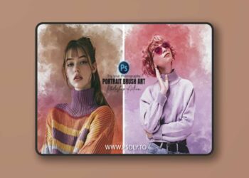 Portrait Brush Art Photoshop Action