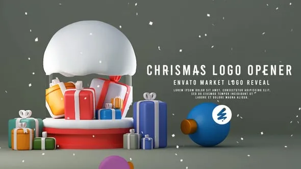 Videohive Christmas Logo Reveal 55383226 1 Videohive Christmas Logo Reveal 55383226