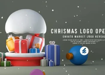 Videohive Christmas Logo Reveal 55484630