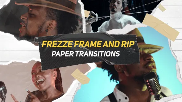 Videohive Freeze Freme and Rip paper Transition 55303949 1 Videohive Freeze Freme and Rip paper Transition 55303949
