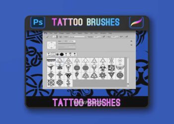 30 Tattoo Brushes for Photoshop
