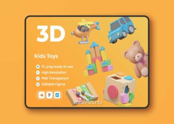 Kids Toy 2 - 3D Illustratation JJCX7ND
