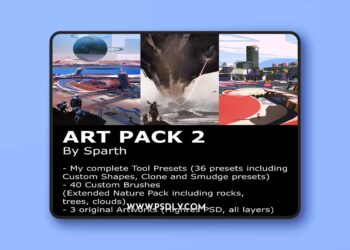 Art Pack 2 - Tool Presets and Brushes for Photoshop