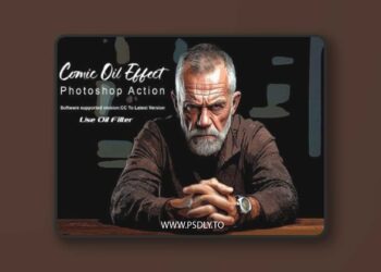 Comic Oil Effect Photoshop Action