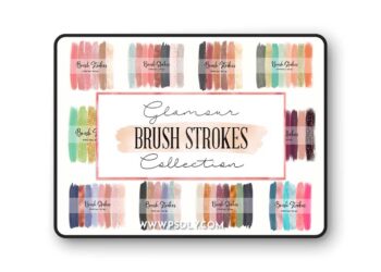 CreativeMarket - 180 in 1 Brush Strokes Bundle 2390203