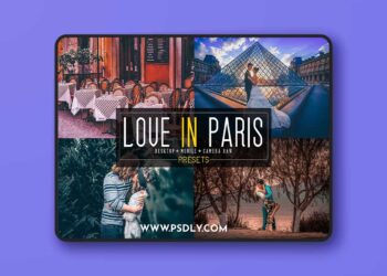 CreativeMarket - 20 Love In Paris LR+DNG+ACR Presets - 4213317