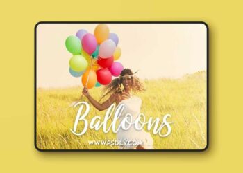 CreativeMarket - Balloons Overlays - 50 Overlays 2002064