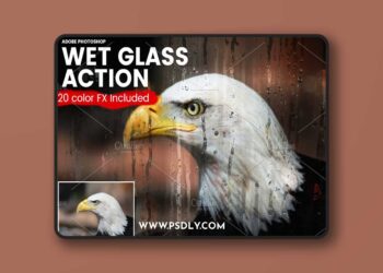 CreativeMarket - Wet Glass Actions - 2097363