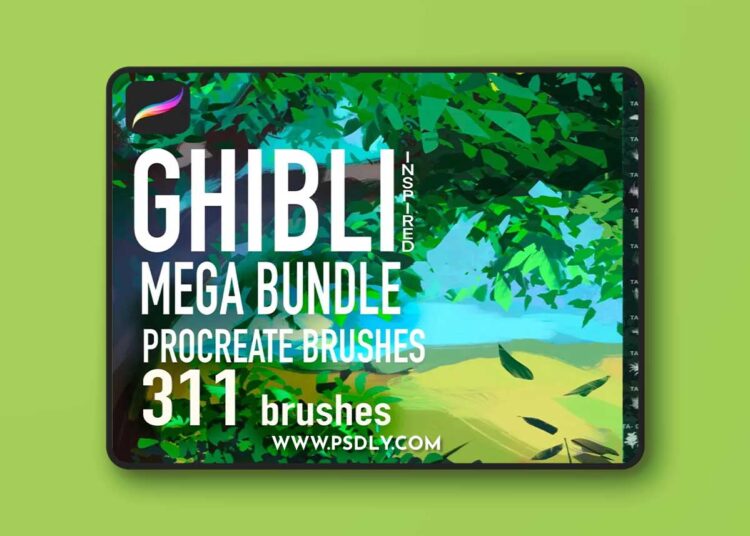 Etsy - Amazing Ghibli Inspired Brush Pack for Procreate & Photoshop 1 Etsy - Amazing Ghibli Inspired Brush Pack for Procreate & Photoshop