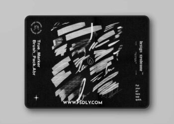 True Marker Brushes Pack for Photoshop