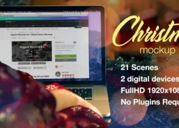 Videohive Christmas Mockup Kit 21116723