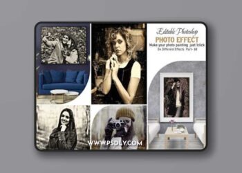 Vintage Editable Photo Effect