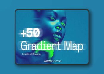 50+ Gradient Maps - Photoshop Gradients