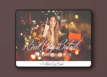 80 Real City Bokeh Lights