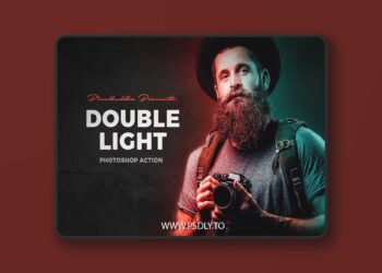 CM - Double Light Photoshop Action 2962465