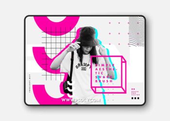 CreativeMarket - 50+ Aesthetic Shape Brush - 4690667