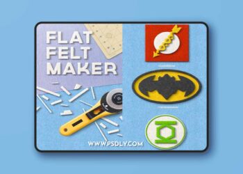 Flat Felt Maker - Photoshop Actions & Styles