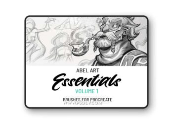 Gumroad - Abel Essentials Drawing and Inking Procreate Brushes