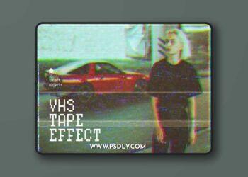 VHS Tape Effect for Photoshop