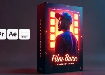 Videohive Film Burn Transitions 56036365