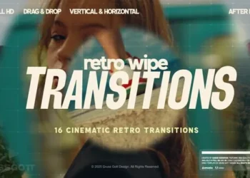 Videohive - Retro Wipe Transitions - 56525894