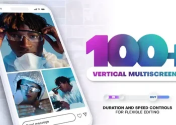 Videohive - Vertical Multiscreen Transitions - 56585246