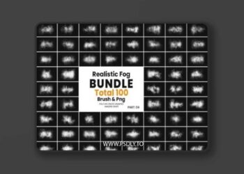 100 Realistic Fog Brush and Png