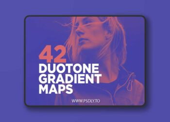 42 Duotone Effect Gradient Maps 2017069