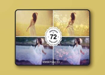 72 Bokeh Photoshop Overlays 452663