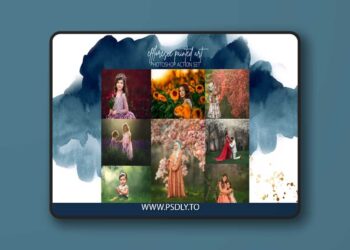 Finding North Education - Effloresce Painted Art Photoshop Actions