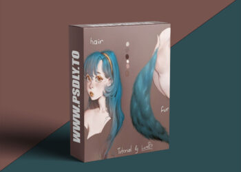 Gumroad - LeraPi - How I draw hair and fur