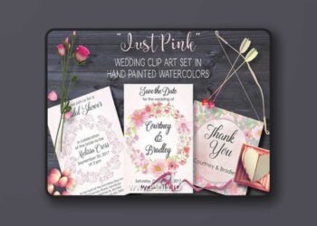 'Just Pink': Watercolor Bundle 1546353