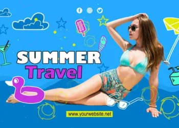 Videohive - Summer Travel Vlog - YouTuber - 57111421