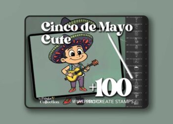100+ Cute Cinco De Mayo Stamps Procreate