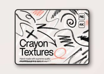Crayon Textures - Transparent PNG Pack