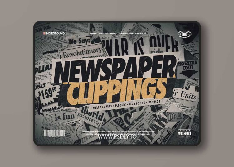 CreativeMarket - Indieground – Newspaper Clippings 6330173 1 CreativeMarket - Indieground – Newspaper Clippings 6330173