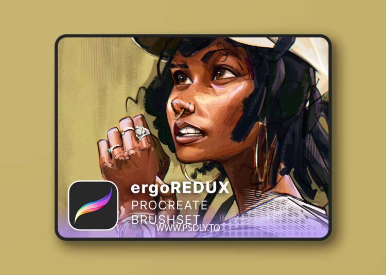 Gumroad - ergoREDUX PROCREATE Brushset! 1 Gumroad - ergoREDUX PROCREATE Brushset!