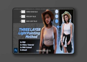 Light Painting Effect for Photoshop