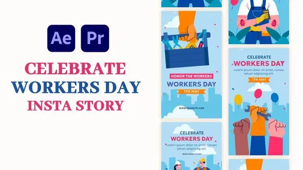 Videohive - Celebrate Workers Day Instagram Story - 57768208 1 Videohive - Celebrate Workers Day Instagram Story - 57768208