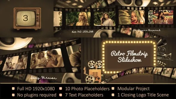 Videohive - Retro Flimstrip Slideshow - 57698949 1 Videohive - Retro Flimstrip Slideshow - 57698949