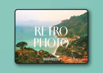Cinematic Retro Paper Photo Effect for Photoshop