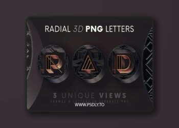 Deeezy - Artdeco Radial - 3D Lettering 26559