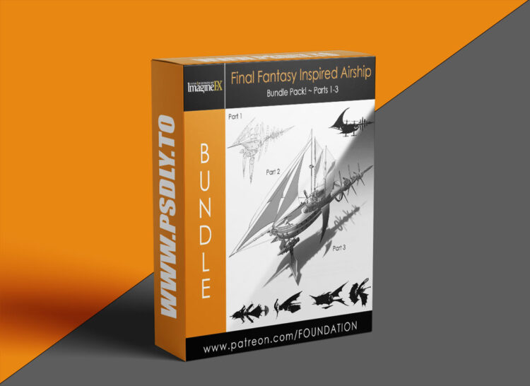 Foundation Patreon - Final Fantasy Inspired Airship Bundle (Parts 1-3) 1 Foundation Patreon - Final Fantasy Inspired Airship Bundle (Parts 1-3)