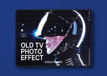 Old TV Photo Effects for Photoshop