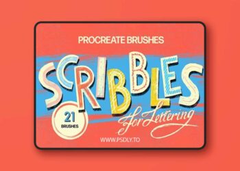 Pixelbuddha - Scribbles Procreate Brushes 1283