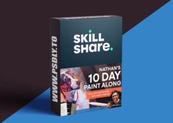 Skillshare - Easy Abstract Dog Portrait – A 10-Day Painting Journey