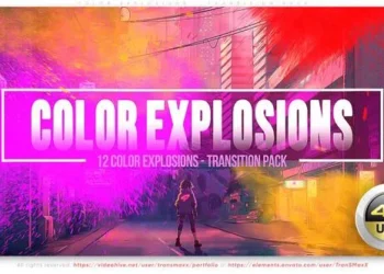 Videohive - Color Explosions - Transition Pack - 57943968