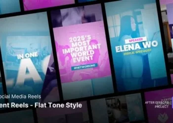 Videohive - Social Media Reels - Event Reels Flat Tone Style After Effects Template - 57967708