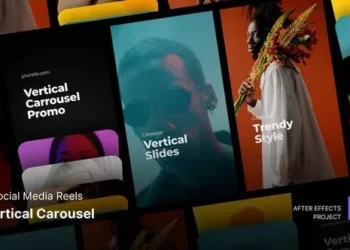 Videohive - Social Media Reels - Vertical Carousel After Effects Template - 57860589