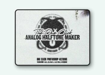 Analog Halftone Maker - Photoshop Actions +Tutorials